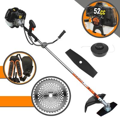 Roçadeira Profissional Lateral Terra Grh520 À Gasolina 52cc 2t 2,5hp + Faca 40 Dentes Duraline 255mm 2mm - 2552540gcjb