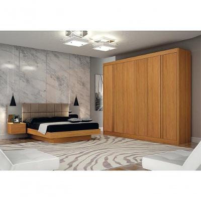 Guarda Roupa New Braga 06 Portas Sem Ripas Sem Espelho Cinamomo