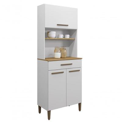 Kit Cozinha Itália 03 Portas E 01 Gaveta Arte Móveis Branco