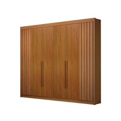 Guarda-roupa 06 Portas São Carlos S- Espelho - Leifer Móveis Cinamomo