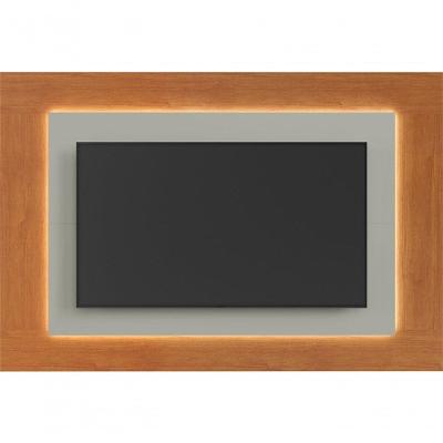 Painel Grécia Com Led 1,80 Para Tv Até 65 Polegadas Mavaular Naturalle-off White
