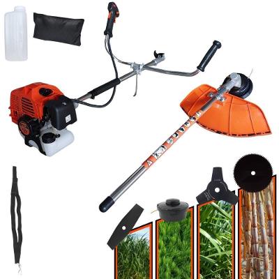 Roçadeira Profissional Lateral Terra Grhb430 À Gasolina 43cc 2t 1,7hp + Faca 3 Pontas Duraline 255mm 2,9mm + Faca 80 De