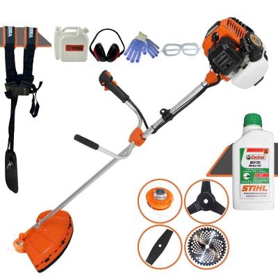 Roçadeira Profissional Lateral Terra Gr520xp À Gasolina 52cc 2t 2,5hp + Faca 2 Pontas 330mm + Faca 3 Pontas 255mm + óle