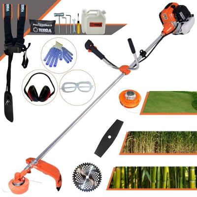 Roçadeira Profissional Lateral Terra Gr520xp À Gasolina 52cc 2t 2,5hp + Faca 2 Pontas Duraline 330mm 2,7mm - 330252pju
