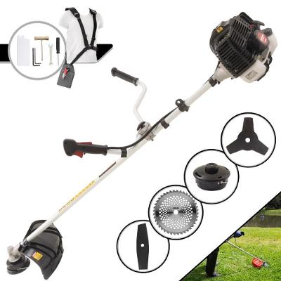 Roçadeira Profissional Lateral Kawashima Kw52le À Gasolina 52c 2,5hp 2t + Faca 2 Pontas Duraline 330mm + Faca 40 Dentes