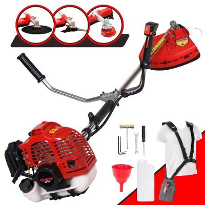 Roçadeira Kawashima Lateral 43cc À Gasolina + Faca 80 Dentes