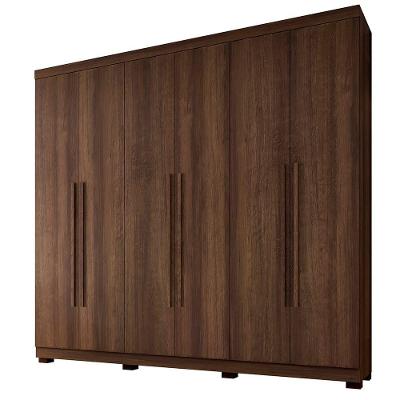 Guarda Roupa New Master 6 Portas Benetil Imbuia