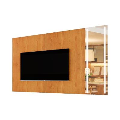 Painel Vitrum 218 Com Espelho Led Mavaular Naturale