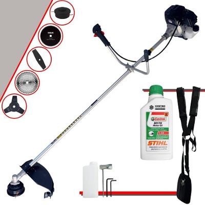 Roçadeira Rt43lb25a Toyama Carretel + 4 Lâminas + óleo Stihl