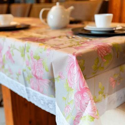 Toalha Pronta Peva Floral Bege 1.40x1.80m - Uzoo Toalha Pronta Peva 1.40x1.80m Floral Bege 5109c