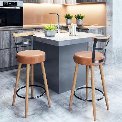 Kit 02 Banquetas Alta Para Cozinha área Gourmet Moscou Couríssimo Amarula - Desk Design