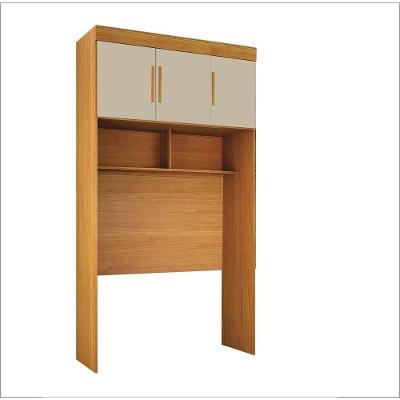 Modulado Aero Solteiro 3 Portas Orion - Leifer Móveis Cinamomo/off White