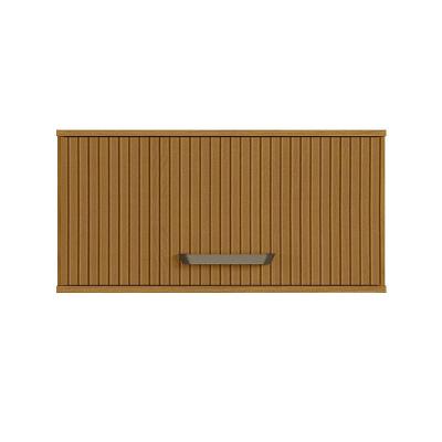 Armário Geladeira 80cm 1 Porta Criare - Ssx Multicoisas Freijo-ripado