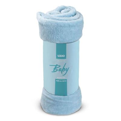 Manta Microfibra Flannel Soft Baby 90x110cm - Uzoo Manta Microfibra Flannel Soft Baby 90x110cm Azul