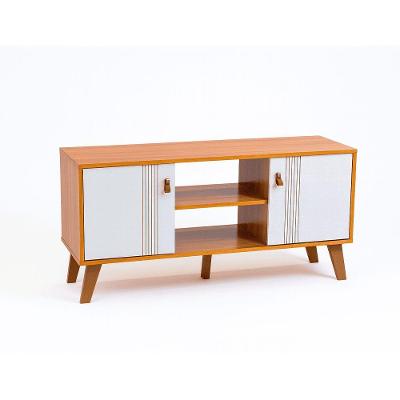 Rack Berlim 1,15 M Para Tv De Até 55" Cinamomo-off White - Ssx Multicoisas