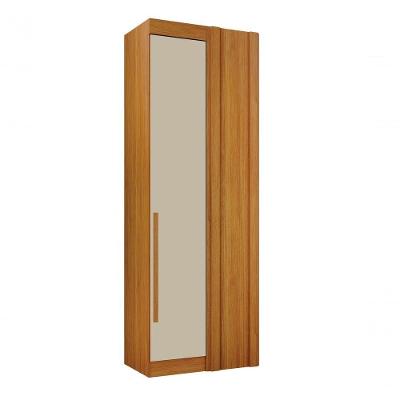 Modulado Canto 1 Porta Orion - Leifer Móveis Cinamomo/off White