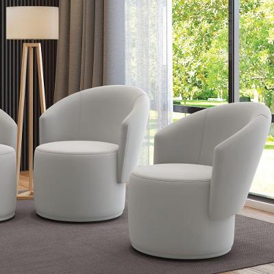 Poltrona Decorativa Orgânica Fixa Para Sala Kit 2 Malu Veludo M11 - D'rossi Cinza