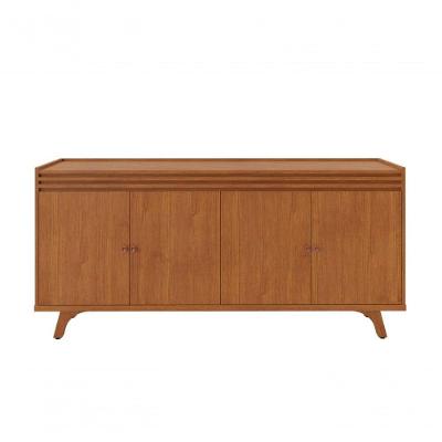 Buffet Madrid Pés Em Madeira Maciça 4 Portas Mavaular Naturale