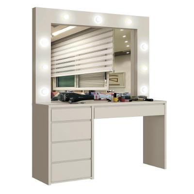 Camarim Anne 5 Gavetas 9 Lampadas Led Mavaular Off White