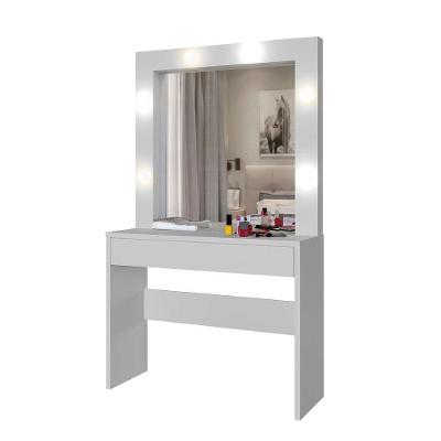 Penteadeira Camarim Requinte 1 Gaveta Mavaular Branco