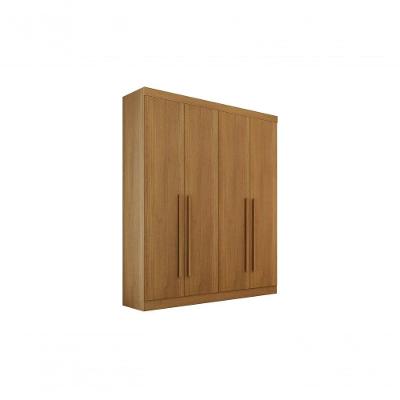 Guarda-roupa Da Vinci Plus 4 Portas 3 Gavetas Sem Pés - D' Doro Cinamomo