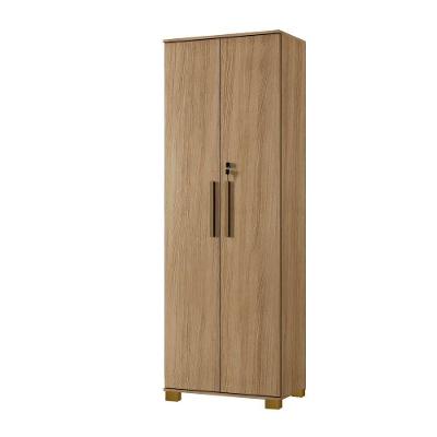 Armário Multiuso Bahia 2 Porta C/ Chave 4 Prateleira Interna Arte Móveis Cinamomo