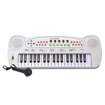Teclado Musical C- Microfone Hs999 - Dm Toys -