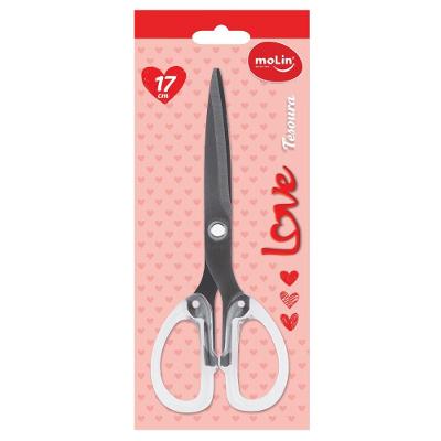 Tesoura 17cm Black Titanium Love Molin