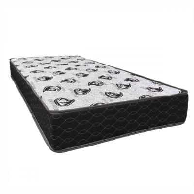 Colchão Solteiro D33 Extra Firme 88x188x19 Suporta 130kg Preto Com Branco