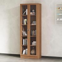 Kit 2 Estantes 2 Portas 4 Prateleiras 171X59Cm Amêndoa - 7