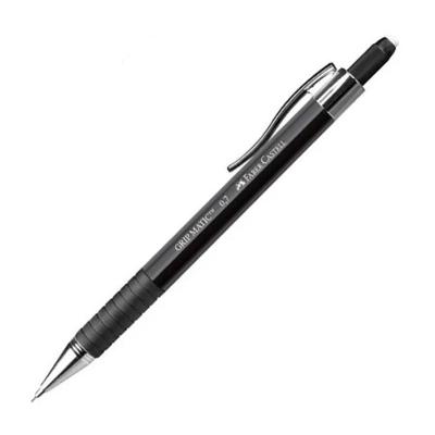 Lapiseira Grip Matic 0,5mm Cores Sortidas Grip Emborrachado Faber-castell Preto