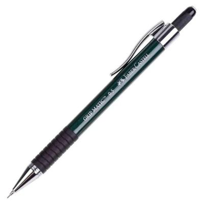 Lapiseira Grip Matic 0,5mm Cores Sortidas Grip Emborrachado Faber-castell Verde