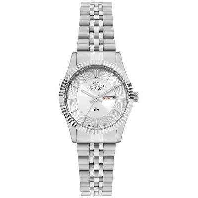 Relógio Technos Feminino Automatico Prata - 6t51aa/1k