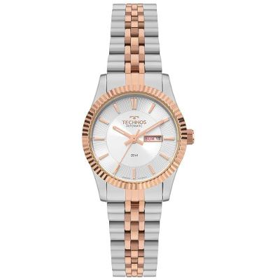 Relógio Technos Feminino Automatico Bicolor - 6t51ad/1k