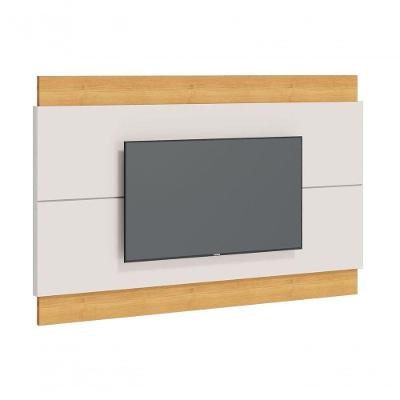 Painel Para Tv Classic 2.2 Off White Com Nature - Imcal Móveis