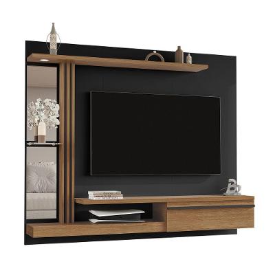 Painel Denver Preto Fosco Com Cinamomo - Bechara