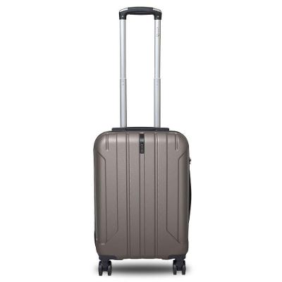 Mala De Viagem De Bordo P- 10kg Em Abs Com Rodinhas 360º Removíveis E Leve - Padrão Anac - Qualis Grafite Mb003