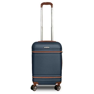 Mala De Viagem De Bordo P- 10kg Em Abs Com Rodinhas 360º Removíveis E Leve - Padrão Anac - Qualis Azul Mb001