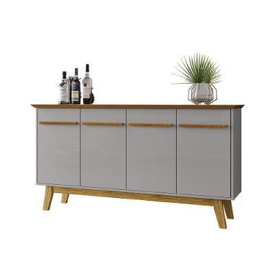 Aparador Buffet Opala Naturalle Com Off-white - Bechara