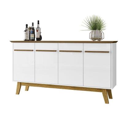 Aparador Buffet Opala Cinamomo Com Branco - Bechara