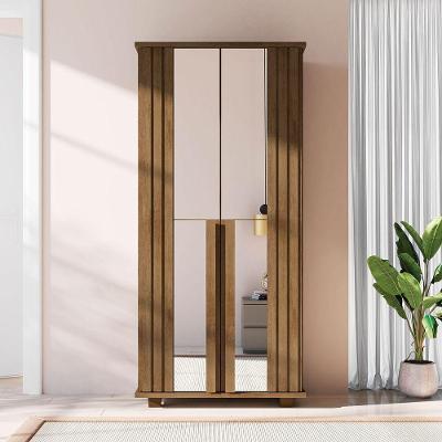 Sapateira New Requinte Com Espelho Cinamomo - Rv Móveis