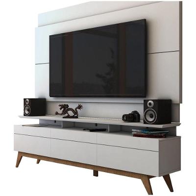 Rack Com Painel Para Tv 60 Polegadas Branco Classic +3g 2.2 - Imcal Móveis