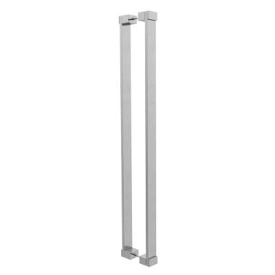 Puxador Para Portas Em Aço Inox Escovado Apolo Grego Metal 180cm