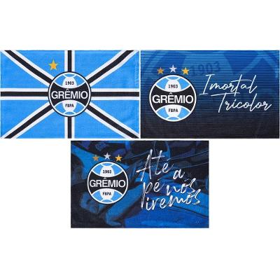 Kit 3 Toalha De Lavabo Lancheira Grêmio 27x47cm Imortal Tricolor