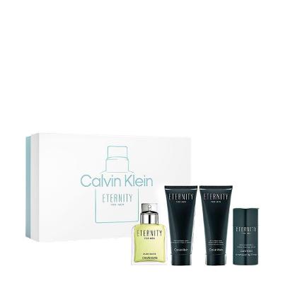 Kit Calvin Klein Eternity Masculino - Eau De Toilette + Pós-barba + Shower Gel + Desodorante