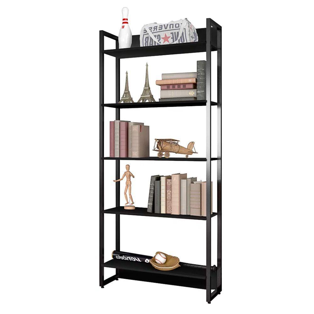 Kit 2 Estantes Multiuso Com 5 Prateleiras Preto - D´rossi - 9