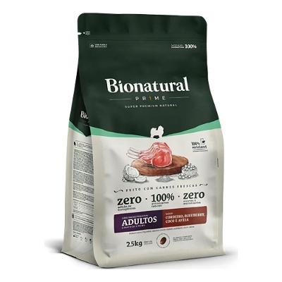 Ração Bionatural Caes Adultos Raças Pequenas Cordeiro 2,5kg