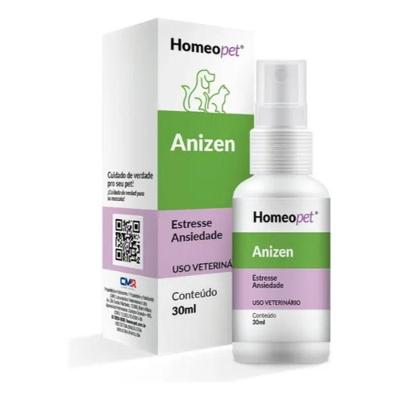Spray Calmante Homeopatico Cães E Gatos Anizen 30ml