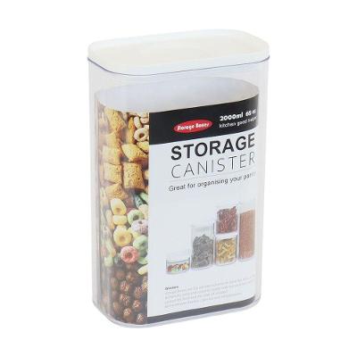 Pote Hermético A Vácuo Plástico 2l Armazenamento Eficiente E Prático