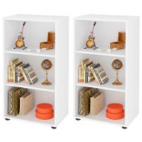 Kit 2 Estantes Com 2 Prateleiras Clean A2 81X45 Cm Branco - 1